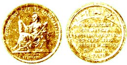 Медаль, выпущенная по случаю введения республиканского календаря французской революции