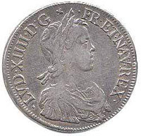 Экю 1649 серебро, Людовик XIII